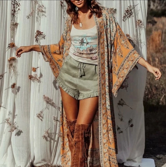 Dresses & Skirts - NEW VINTAGE BOHEMIAN ROBE KIMONO